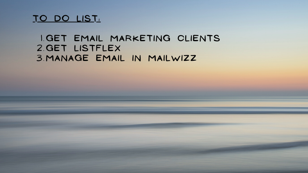 Mailwizz checklist
